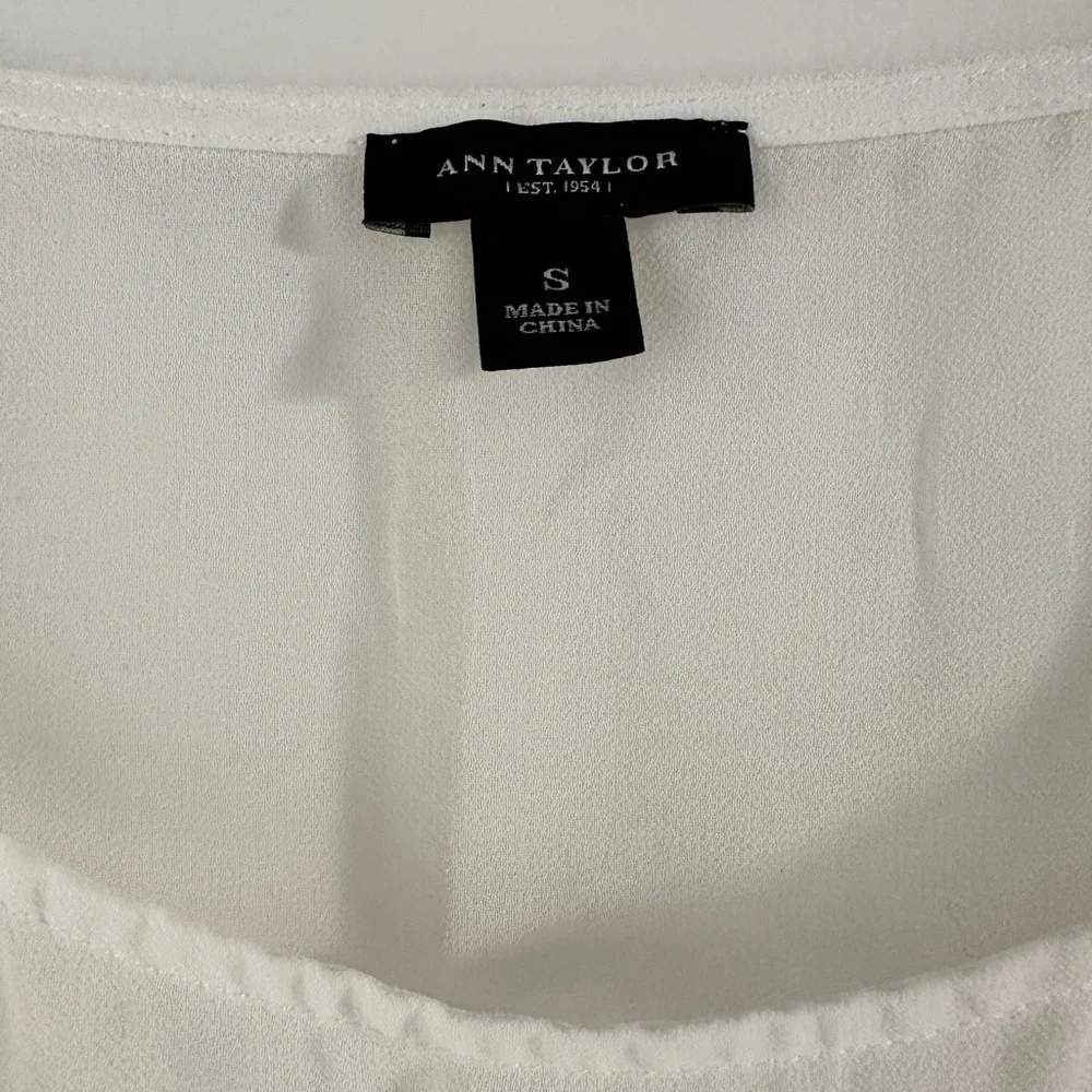 Ann Taylor Black & White Blouse - Picture 3 of 5